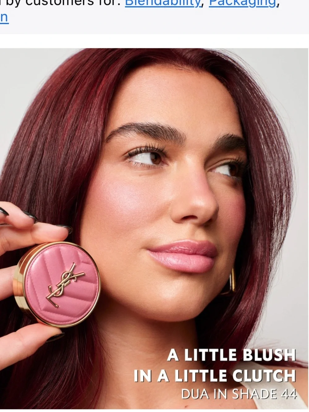 Yves Saint Laurent Blush Compact - Soft Mauve Pink